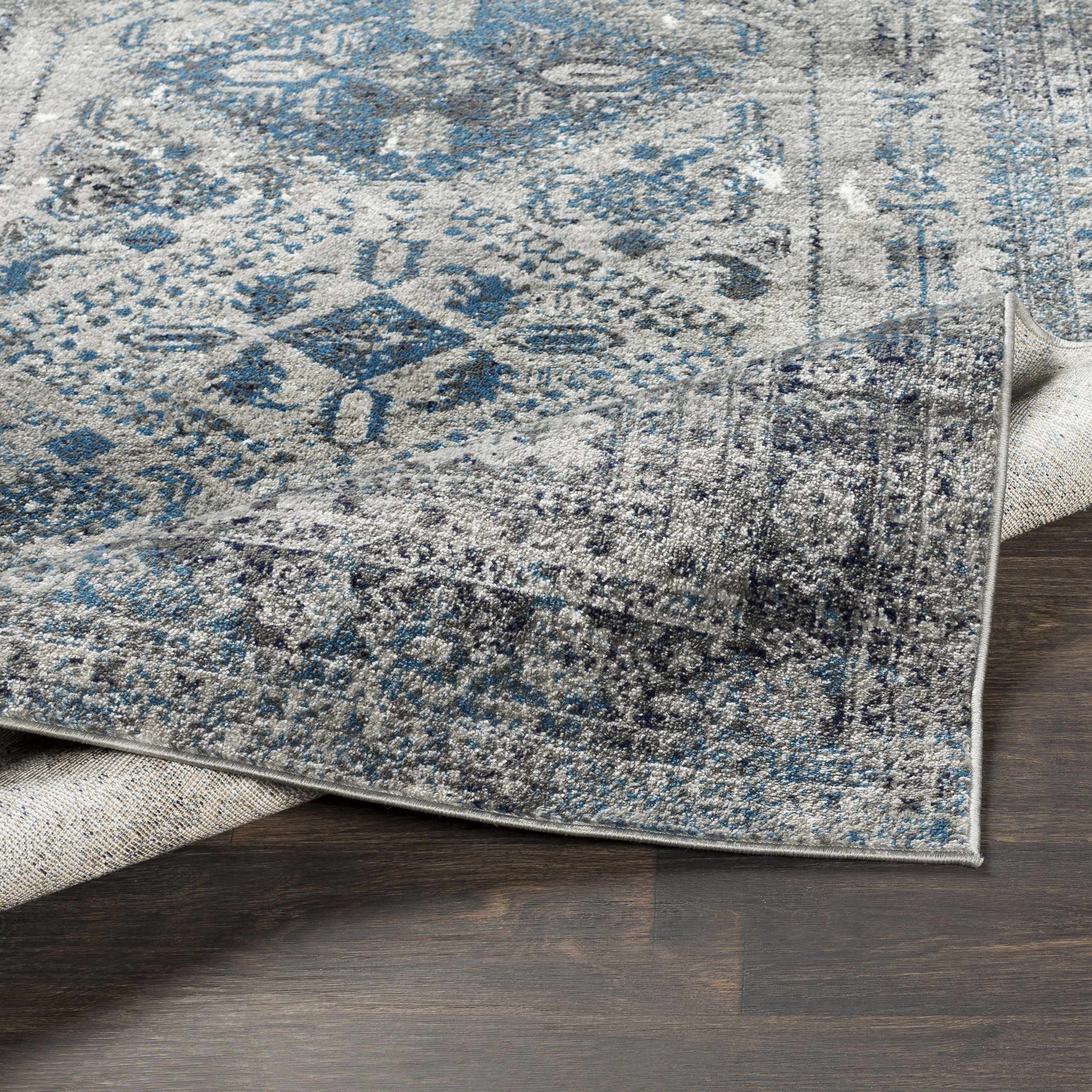 Nisula Traditional Blue Rug - Image 10