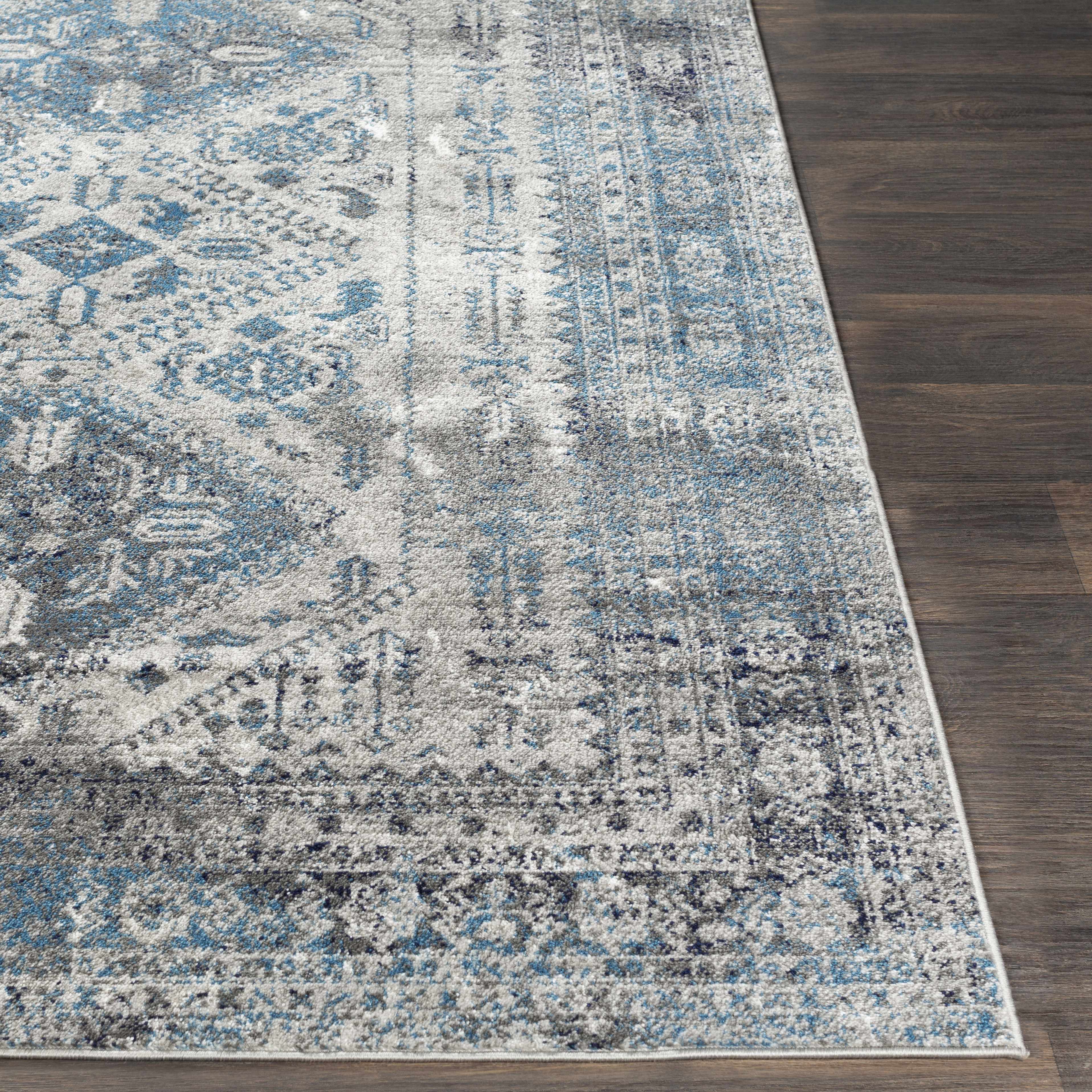 Nisula Traditional Blue Rug - Image 12