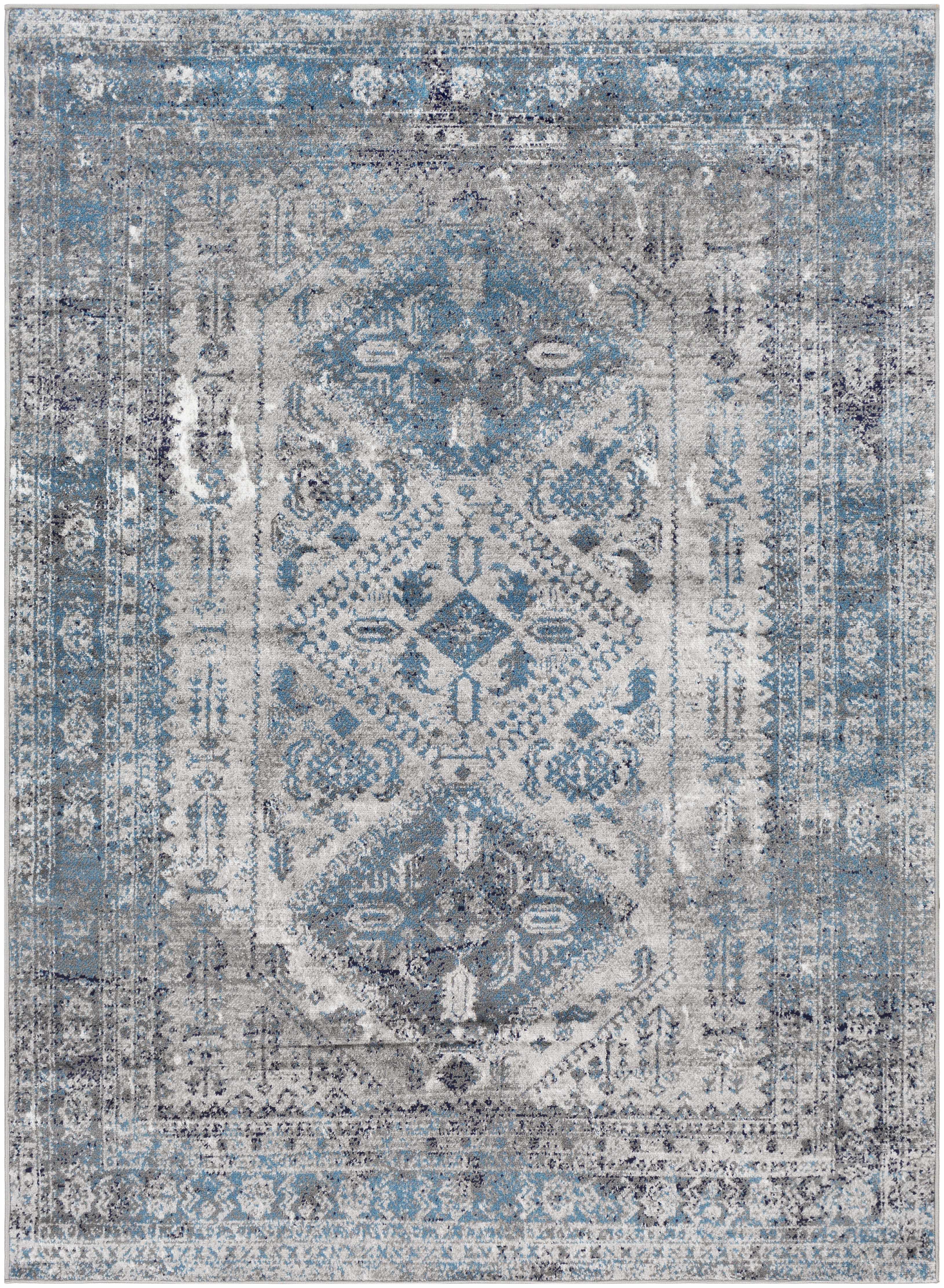 Nisula Traditional Blue Rug - Image 13