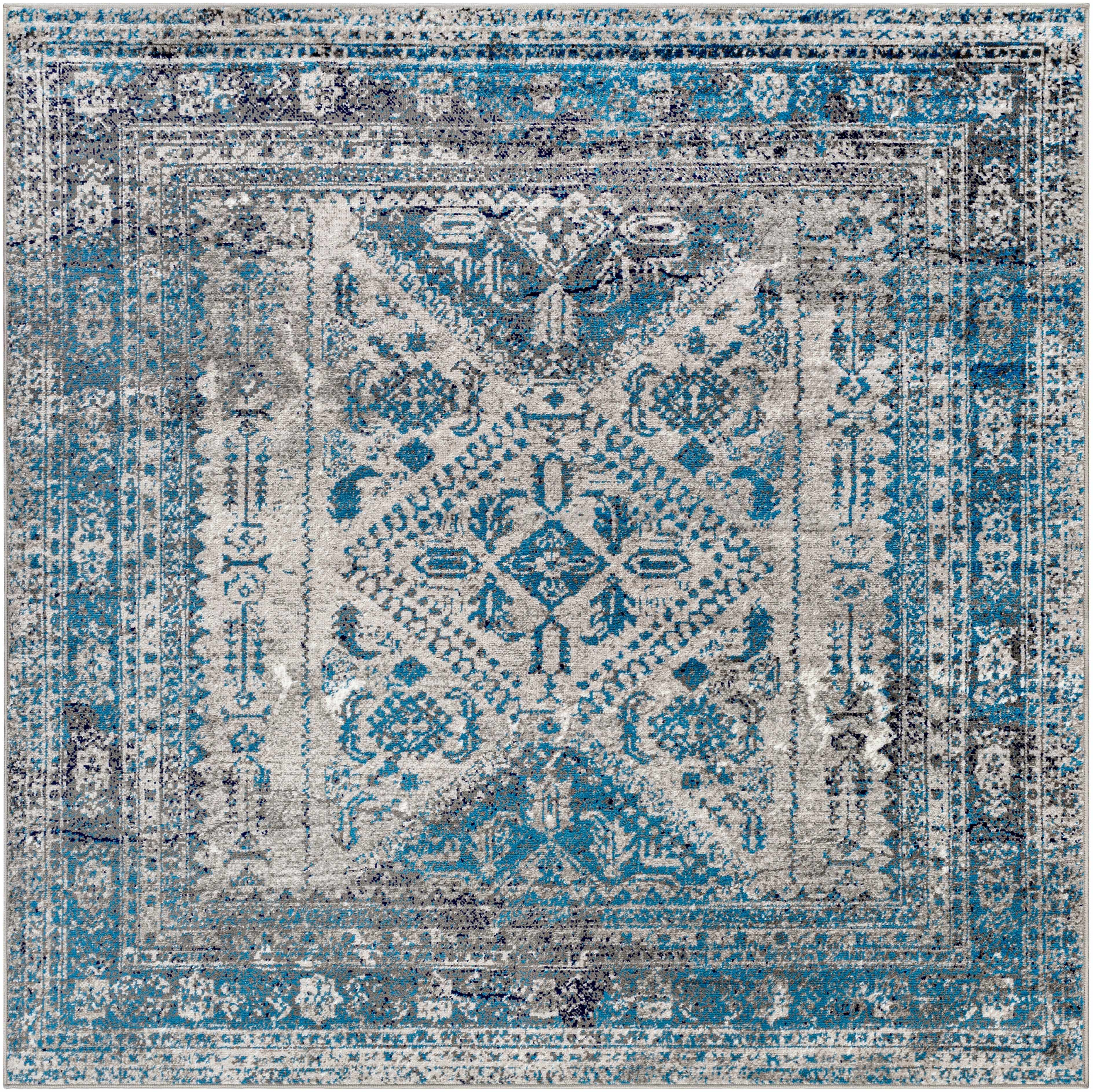 Nisula Traditional Blue Rug - Image 17