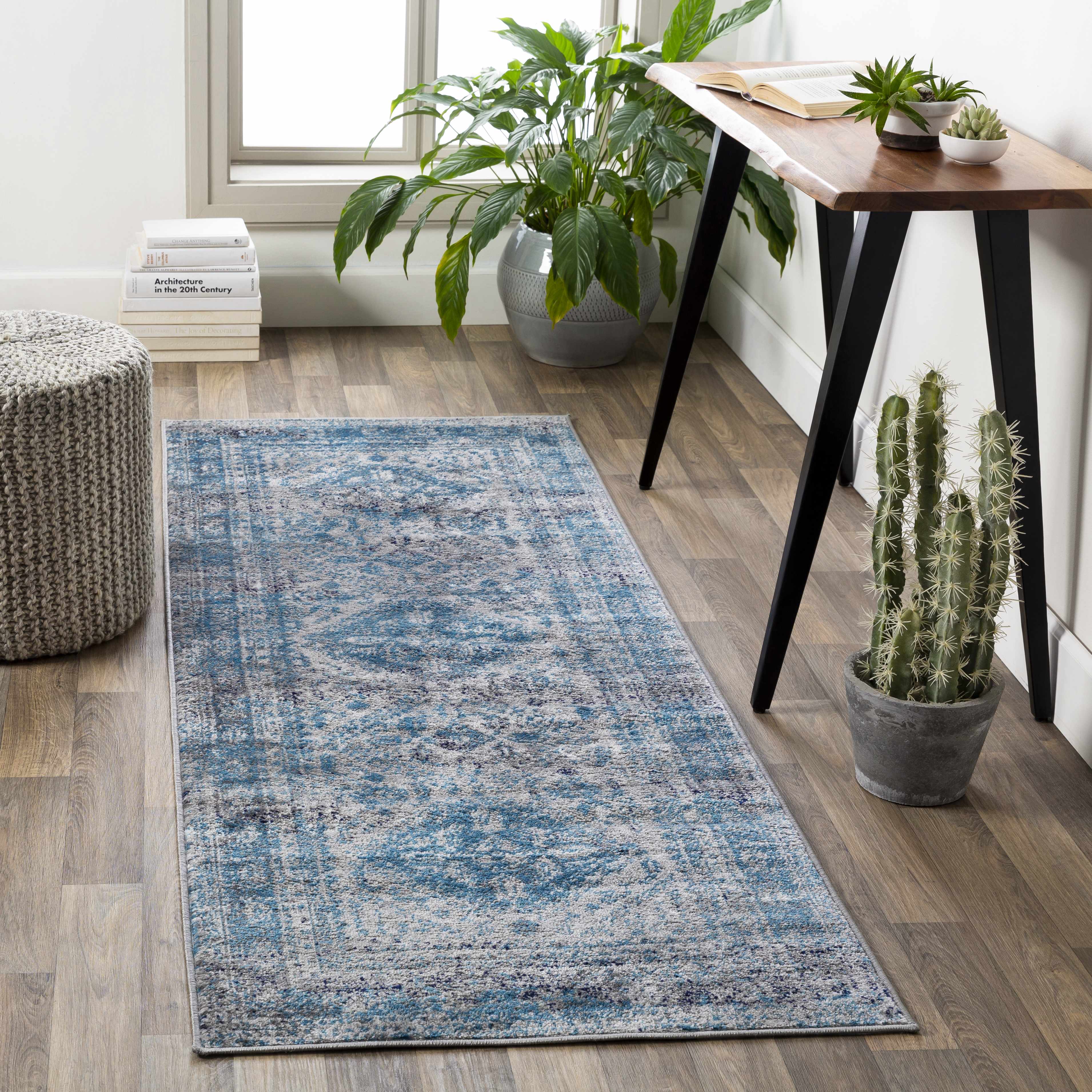 Nisula Traditional Blue Rug - Image 3