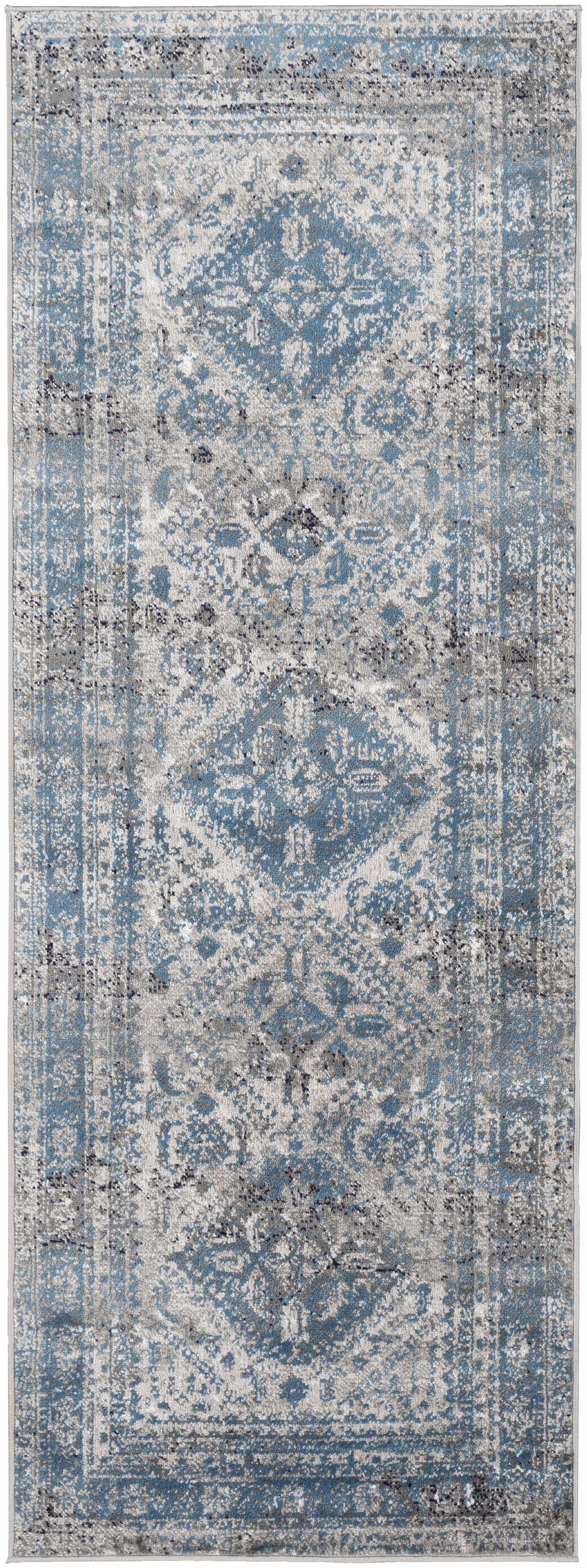 Nisula Traditional Blue Rug - Image 4