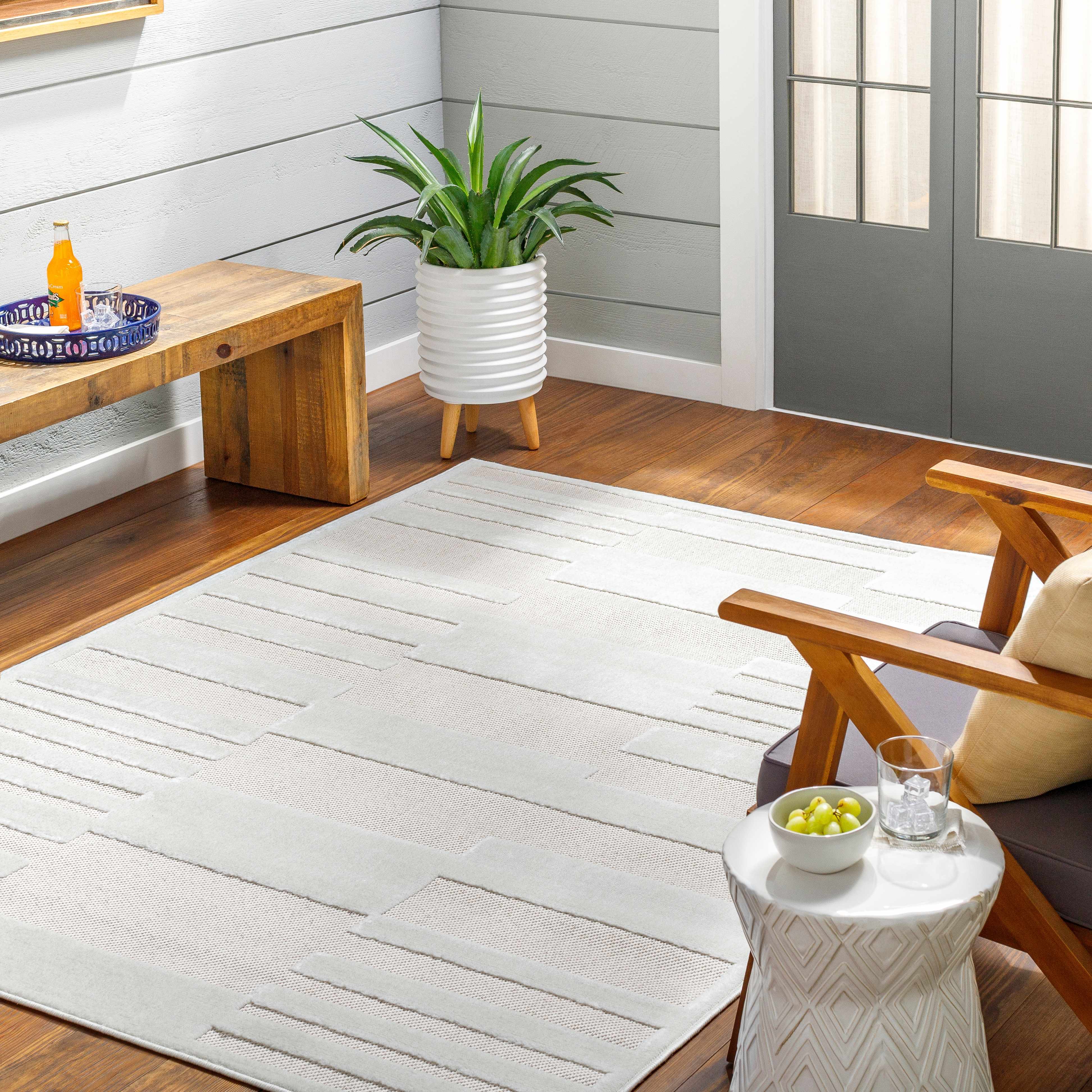 Nita Cream Outdoor Rug - Clearance - Image 10