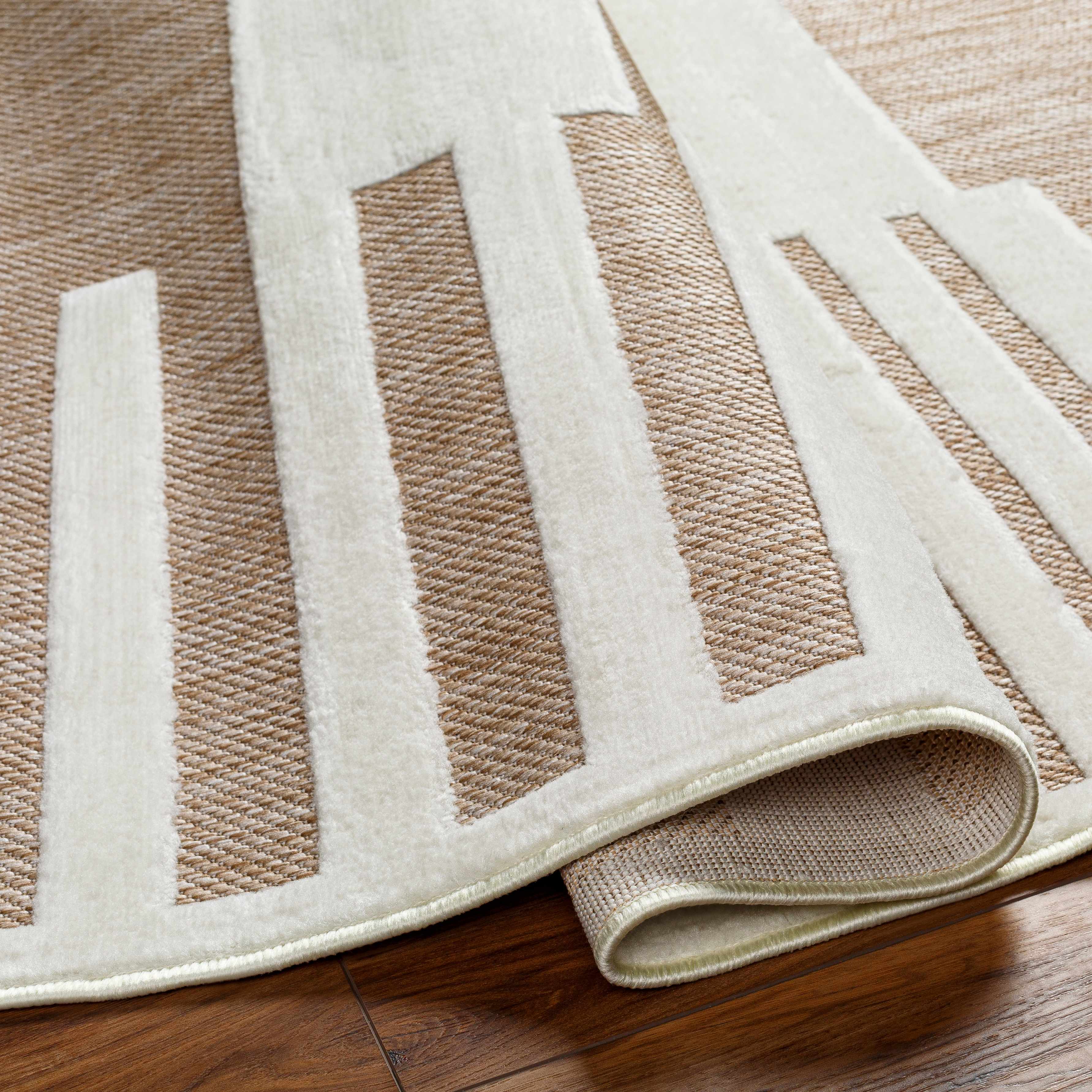 Nita Tan Outdoor Rug - Clearance - Image 7
