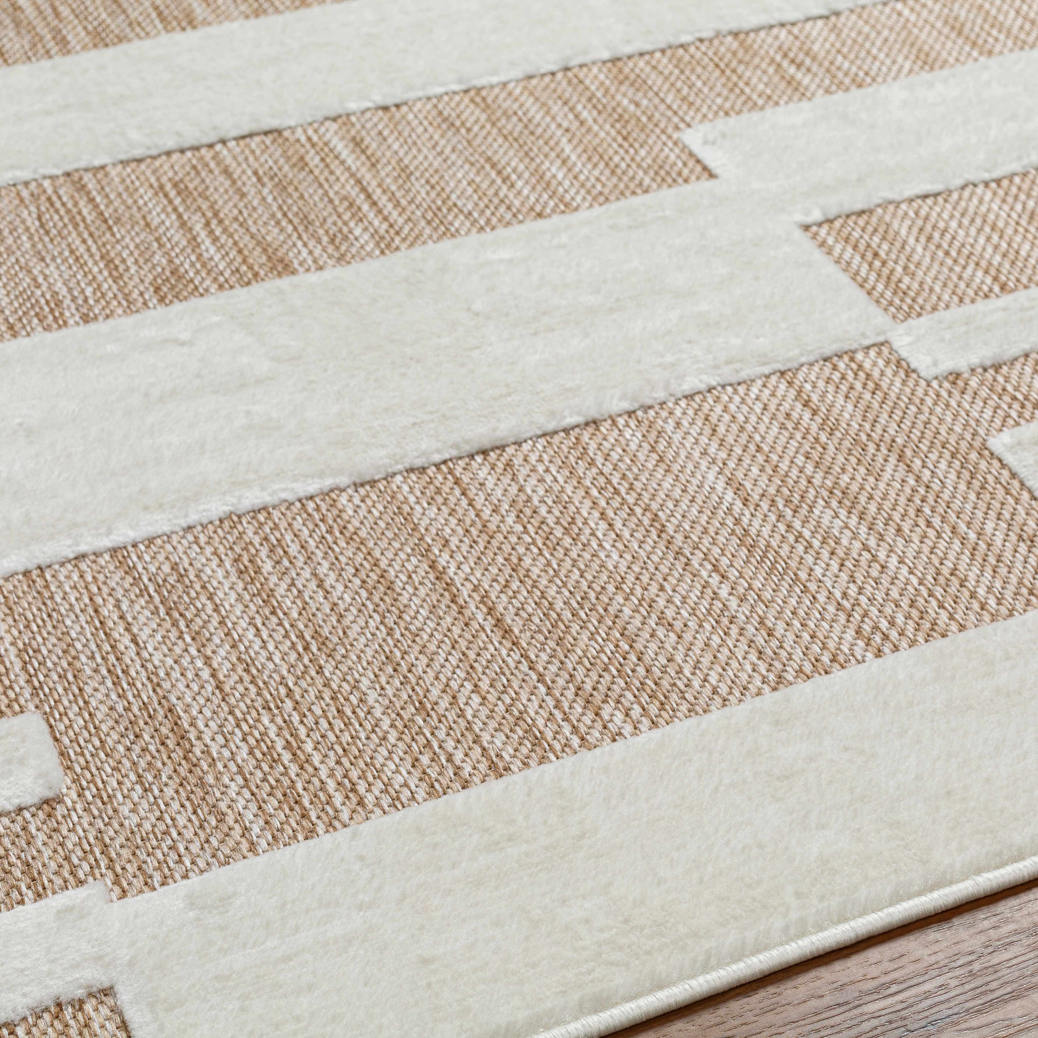 Nita Tan Outdoor Rug - Clearance - Image 9