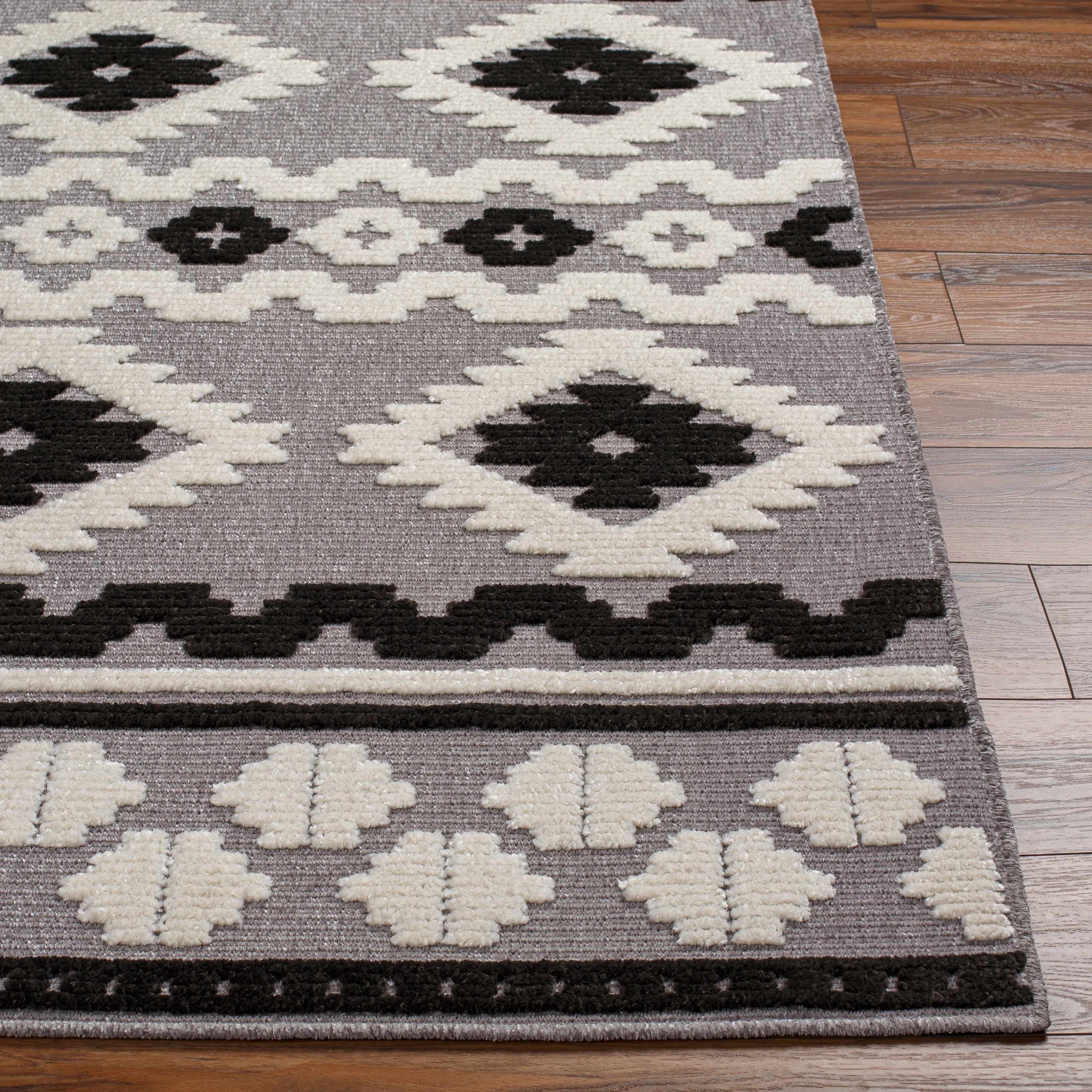 Noki Washable Textured Southwestern Rug - Clearance - Image 5
