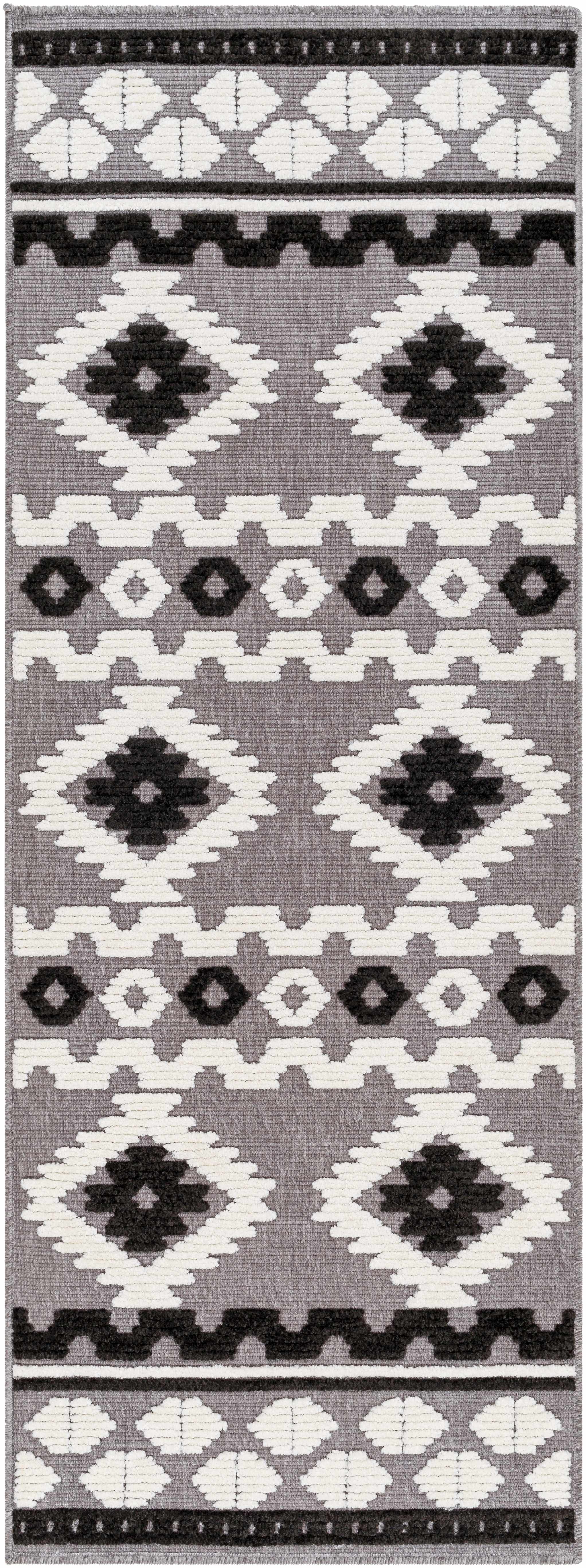 Noki Washable Textured Southwestern Rug - Clearance - Image 7