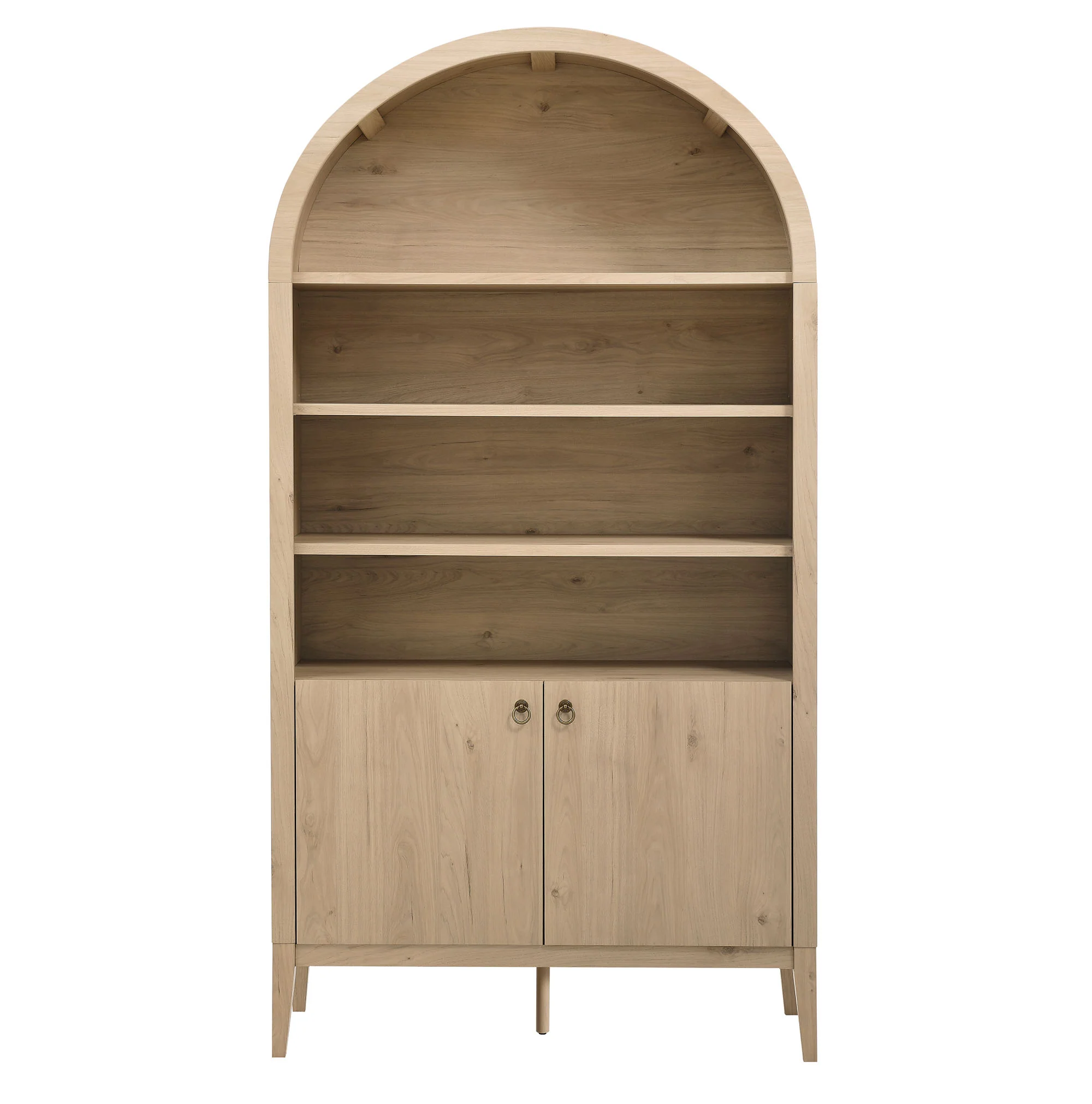 Nolan 74" Tall Wide Arched Storage Display Cabinet Bookshelf by Modway - Image 14