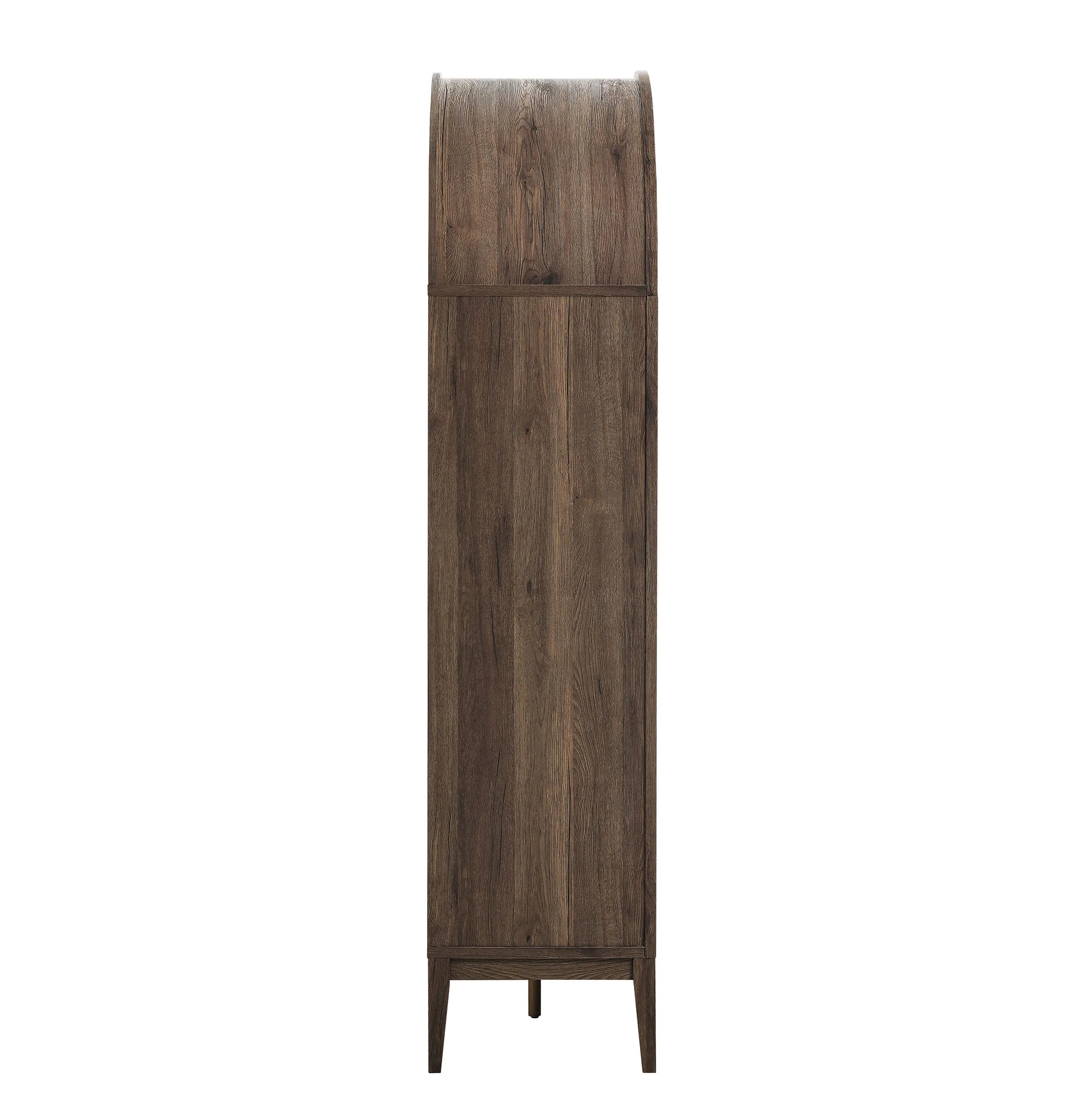 Nolan 74" Tall Wide Arched Storage Display Cabinet Bookshelf by Modway - Image 18