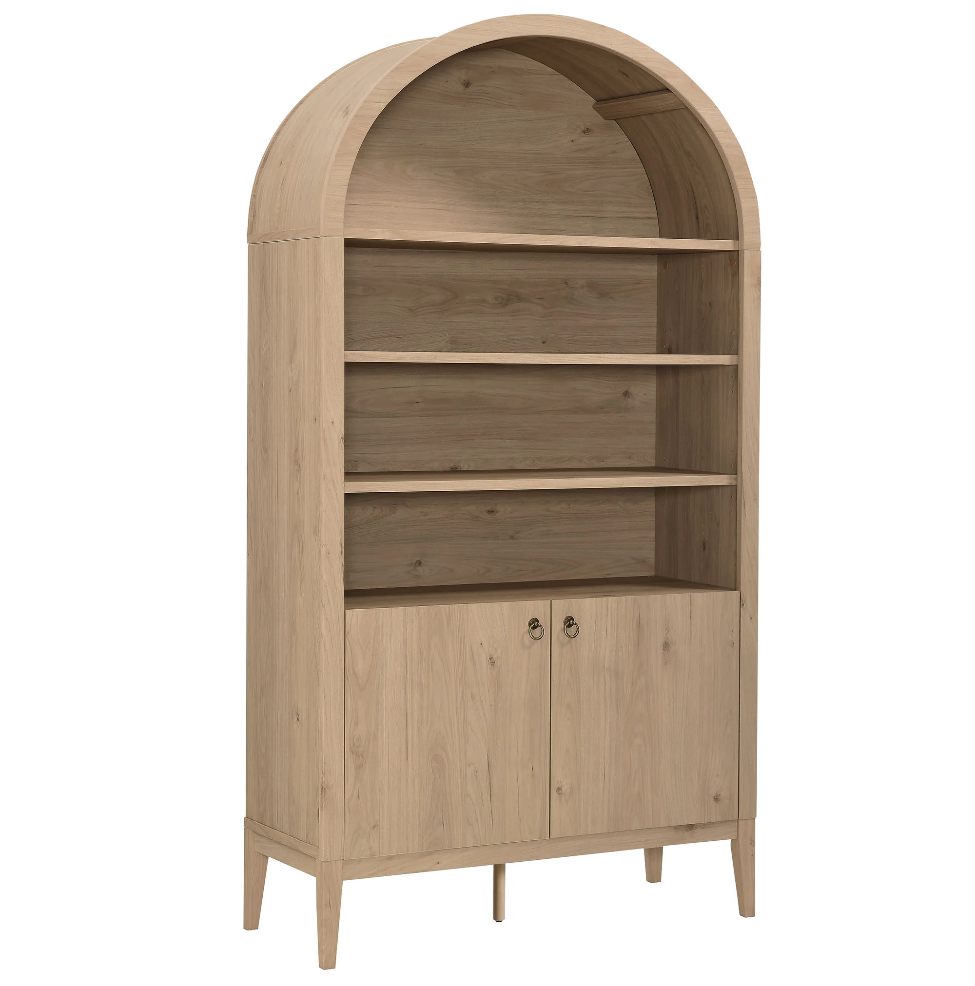 Nolan 74" Tall Wide Arched Storage Display Cabinet Bookshelf by Modway - Image 26