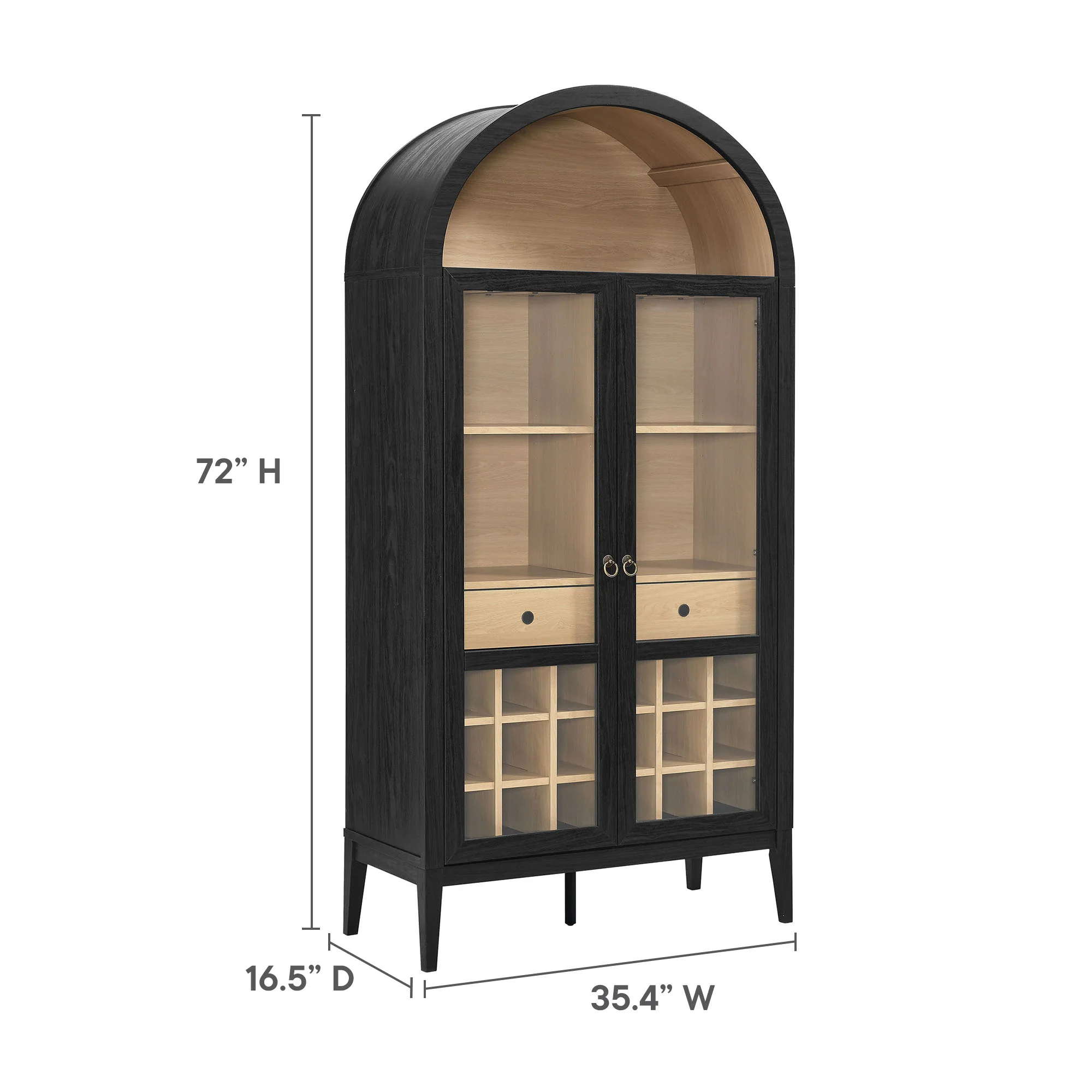 Nolan Arched Bar Cabinet by Modway - Image 21
