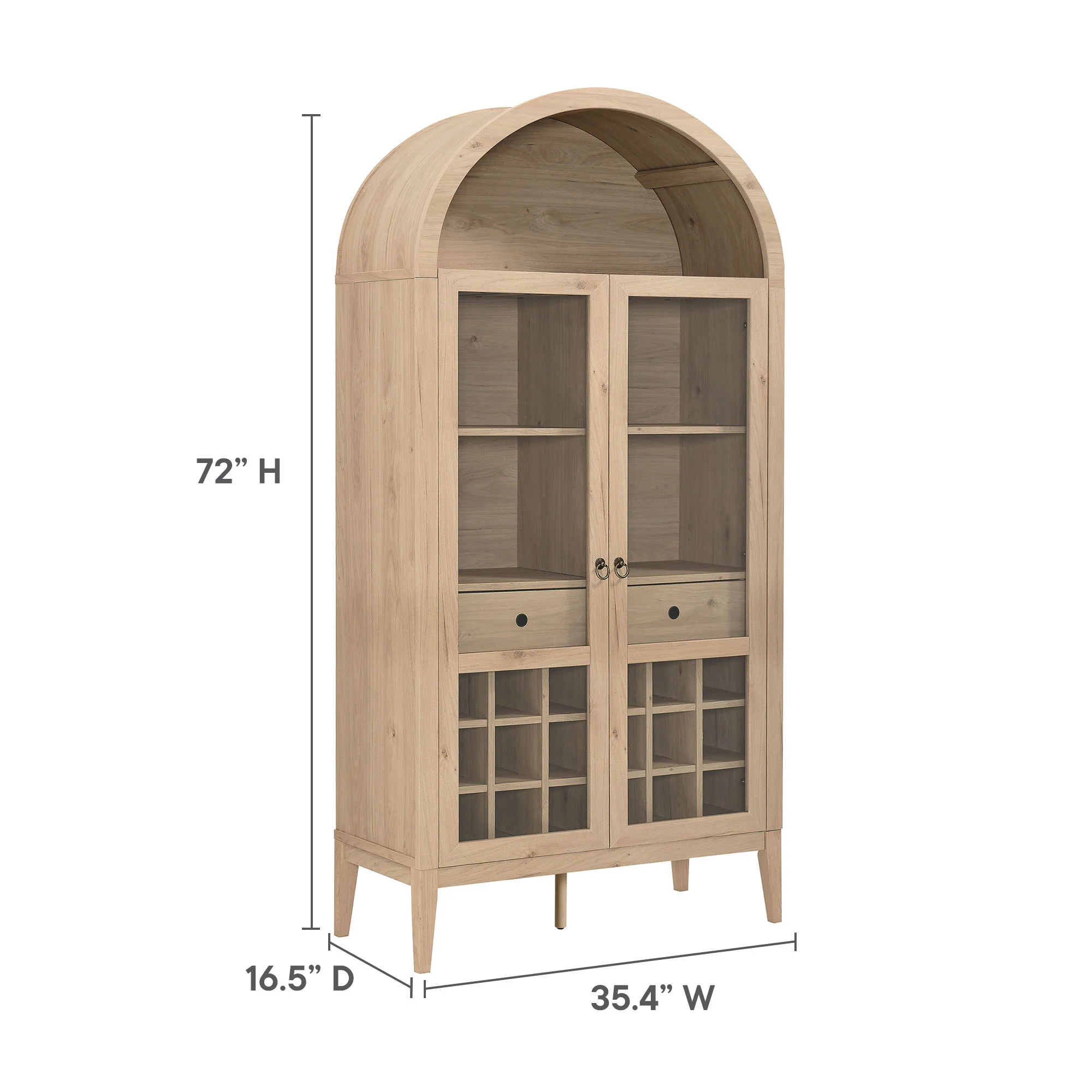 Nolan Arched Bar Cabinet by Modway - Image 22