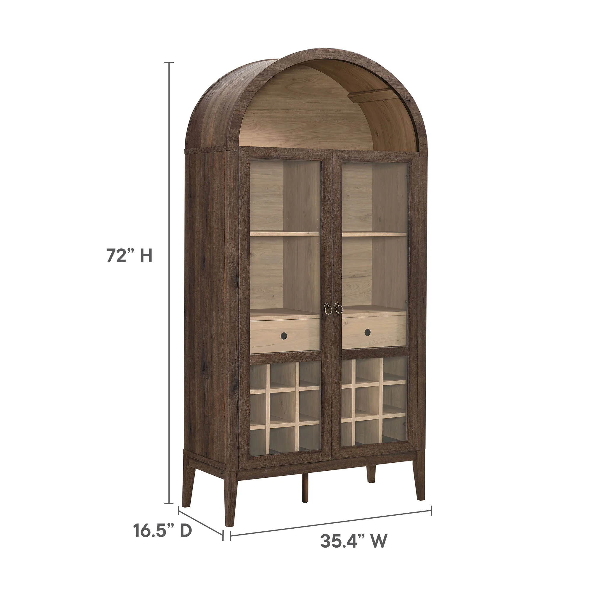 Nolan Arched Bar Cabinet by Modway - Image 3