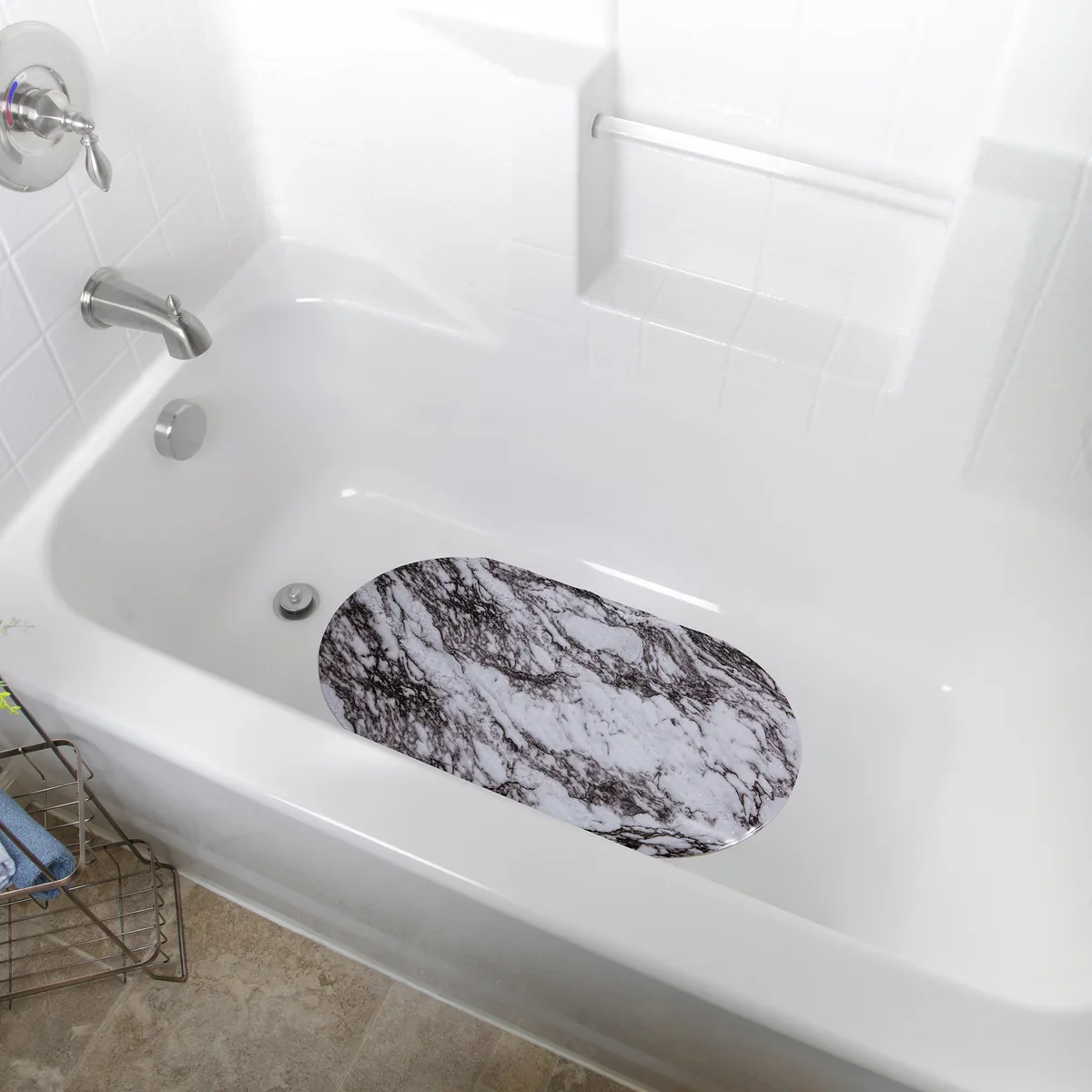 Non Skid Bubble Bath Mat - 4 Colors! - Image 12