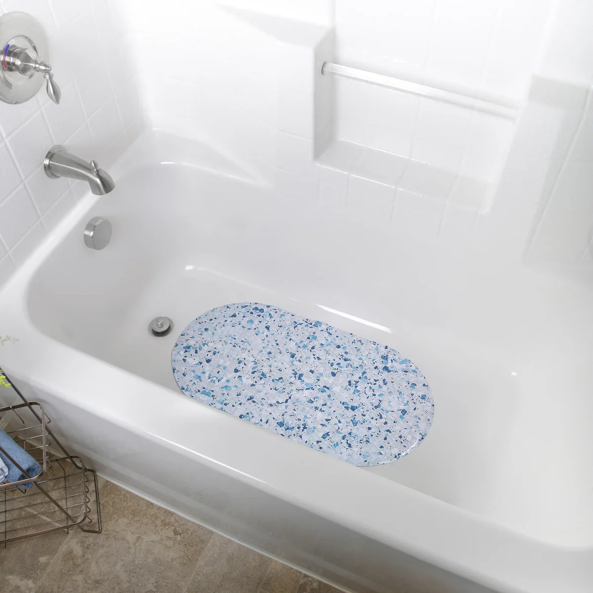 Non Skid Bubble Bath Mat - 4 Colors! - Image 17