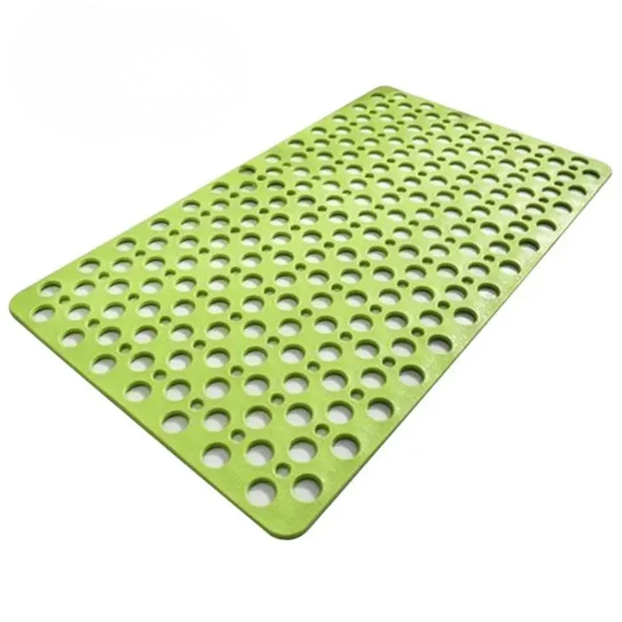 Non Slip Bath Mat with Drain Holes Suction Cups Easy Clean Bathtub Mat - Image 10