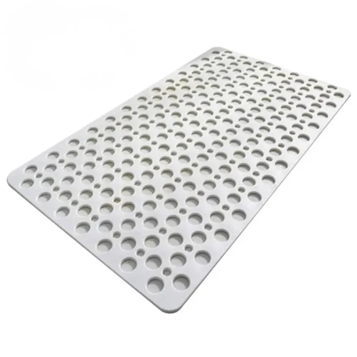 Non Slip Bath Mat with Drain Holes Suction Cups Easy Clean Bathtub Mat - Image 16