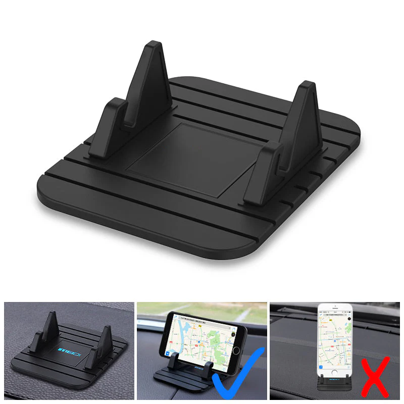 Non Slip Car Phone Holder Silicone Dashboard GPS Phone Stand - Image 2