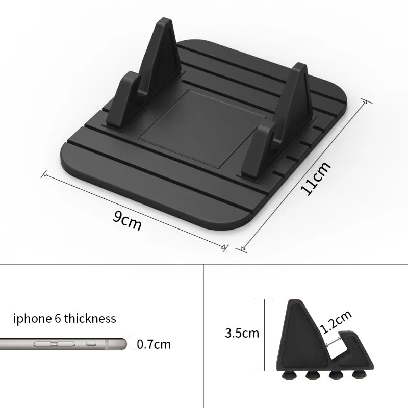 Non Slip Car Phone Holder Silicone Dashboard GPS Phone Stand - Image 4