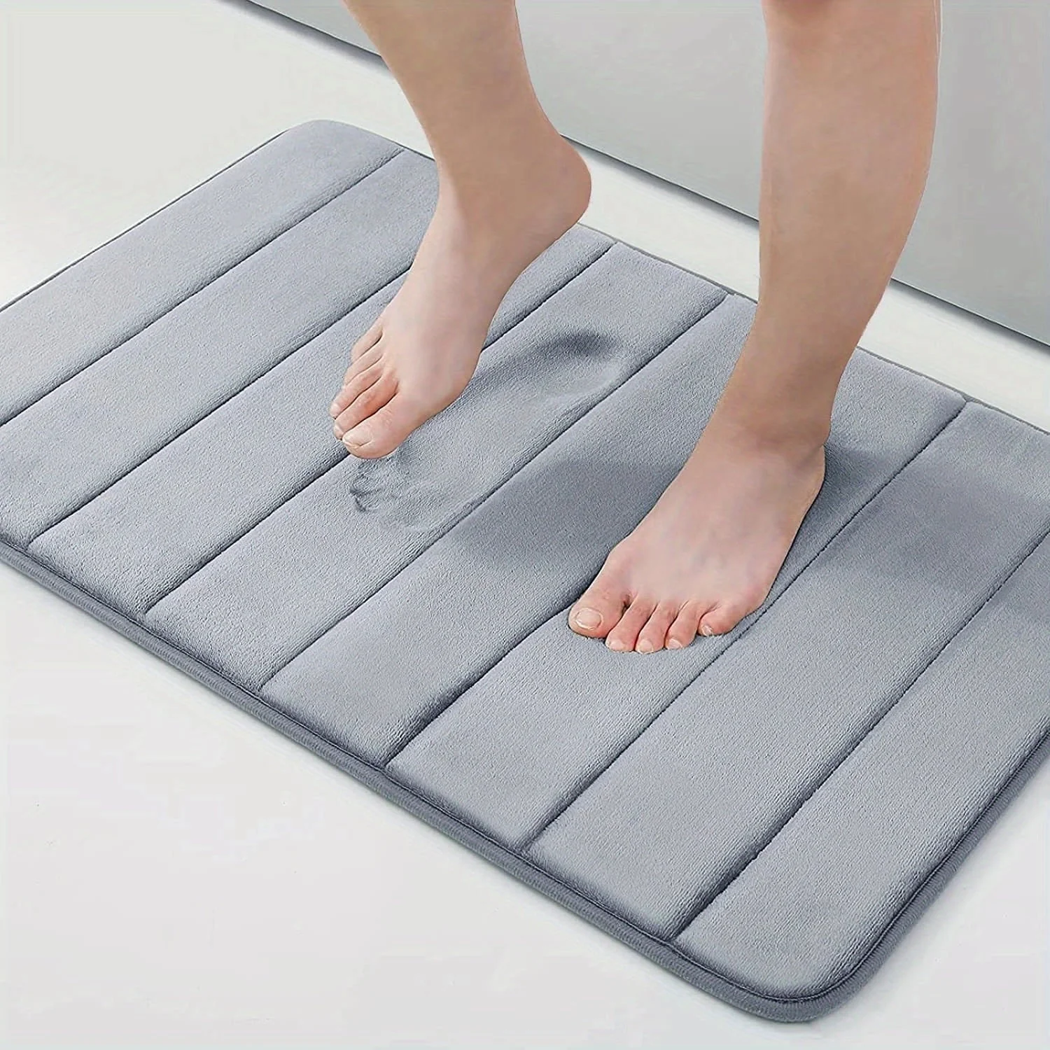 Non Slip Microfiber Bath Mat Quick Dry Water Absorbent 40x60 50x80cm - Image 12