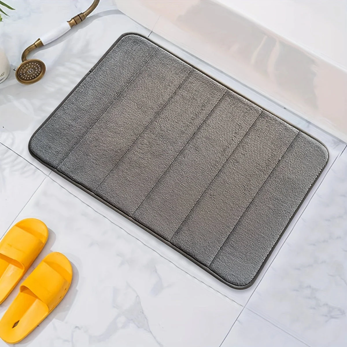 Non Slip Microfiber Bath Mat Quick Dry Water Absorbent 40x60 50x80cm - Image 9