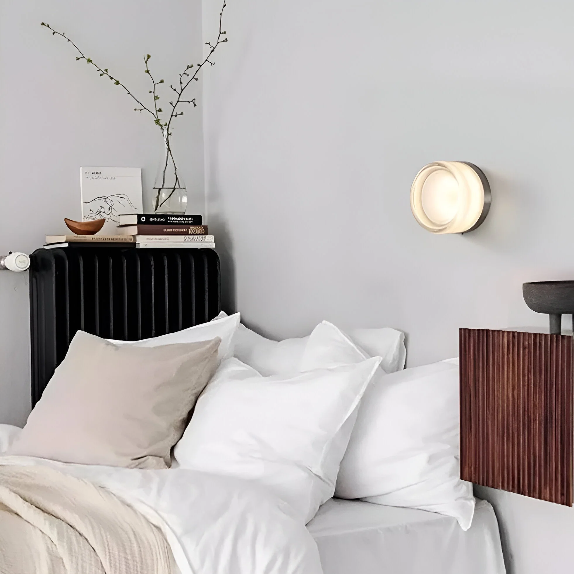 Nordic Acrylic Dimple LED Wall Sconce 1-Light 3-Color Adjustable - Image 15