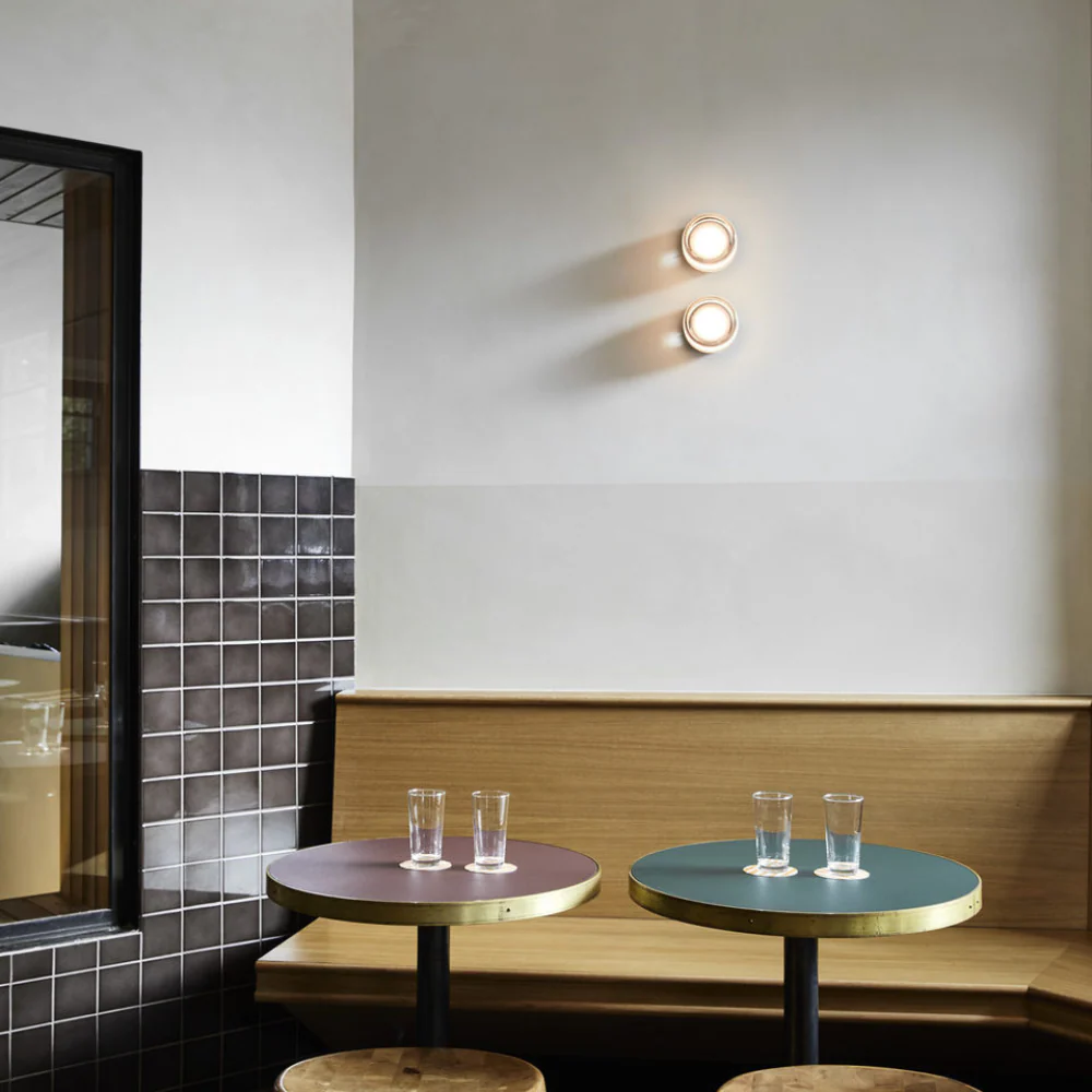 Nordic Acrylic Dimple LED Wall Sconce 1-Light 3-Color Adjustable - Image 2