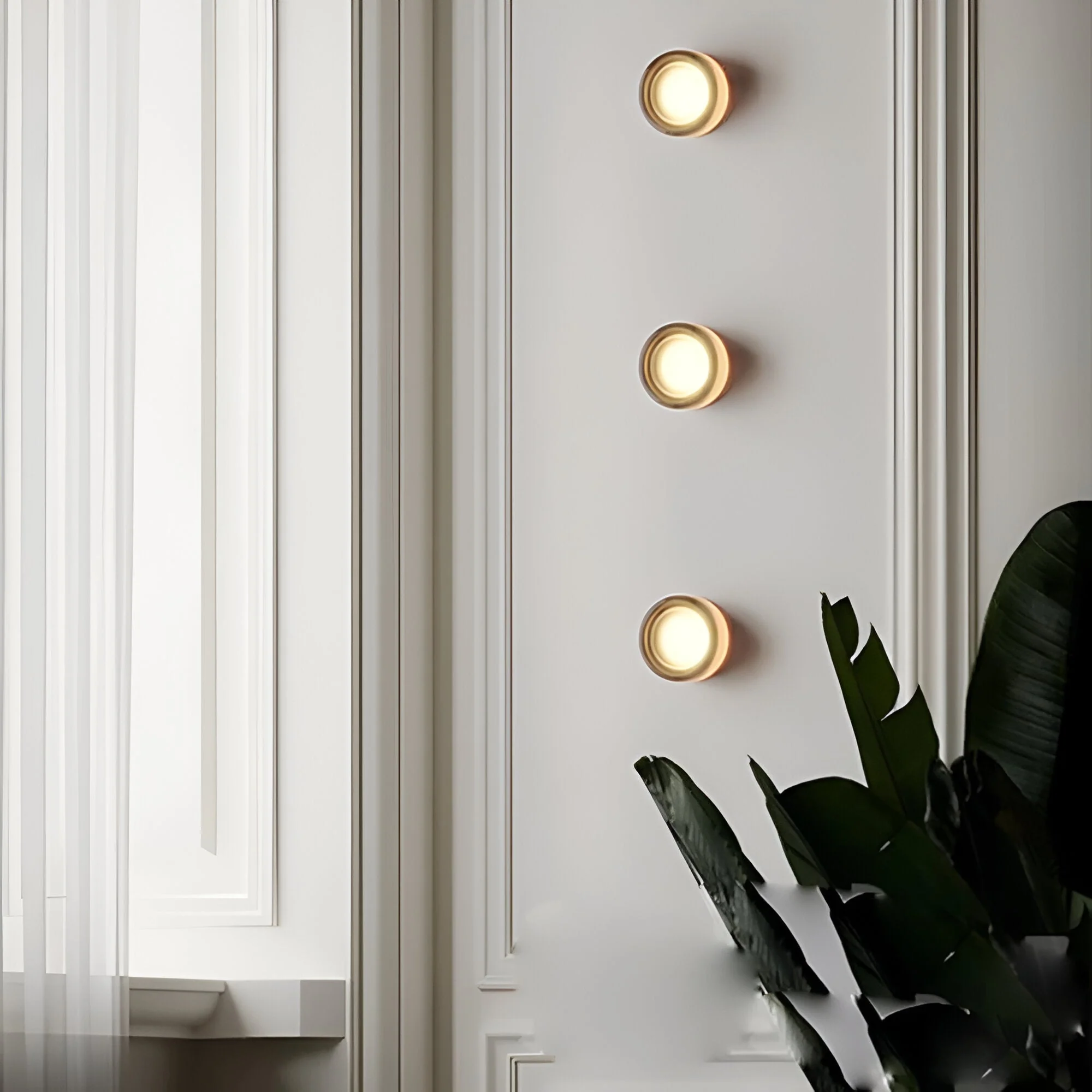 Nordic Acrylic Dimple LED Wall Sconce 1-Light 3-Color Adjustable - Image 23