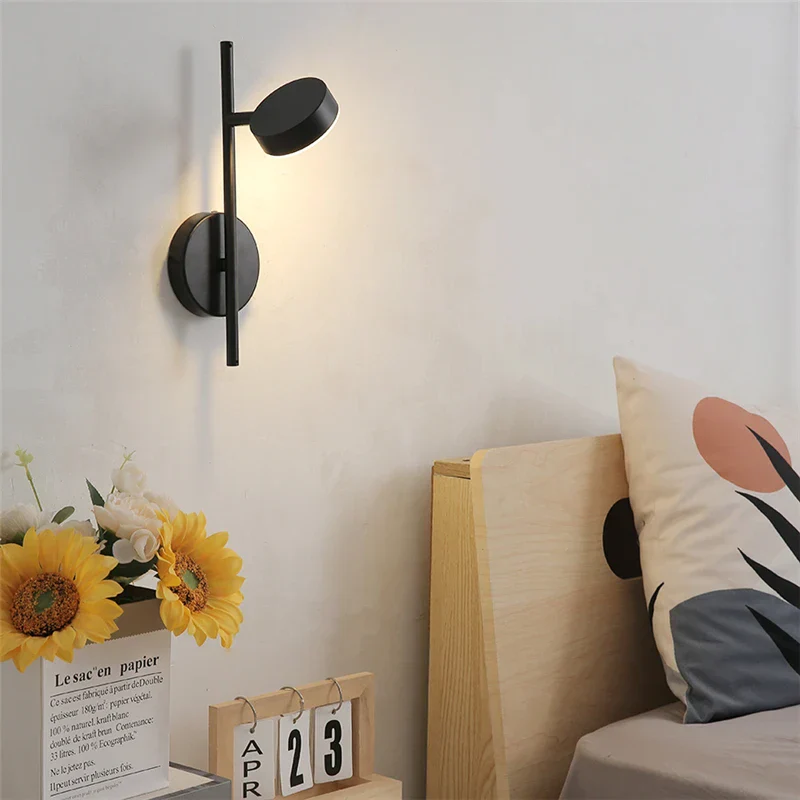 Nordic Adjustable LED Wall Lamp Reading Light for Bedroom Living Room Study - Image 4