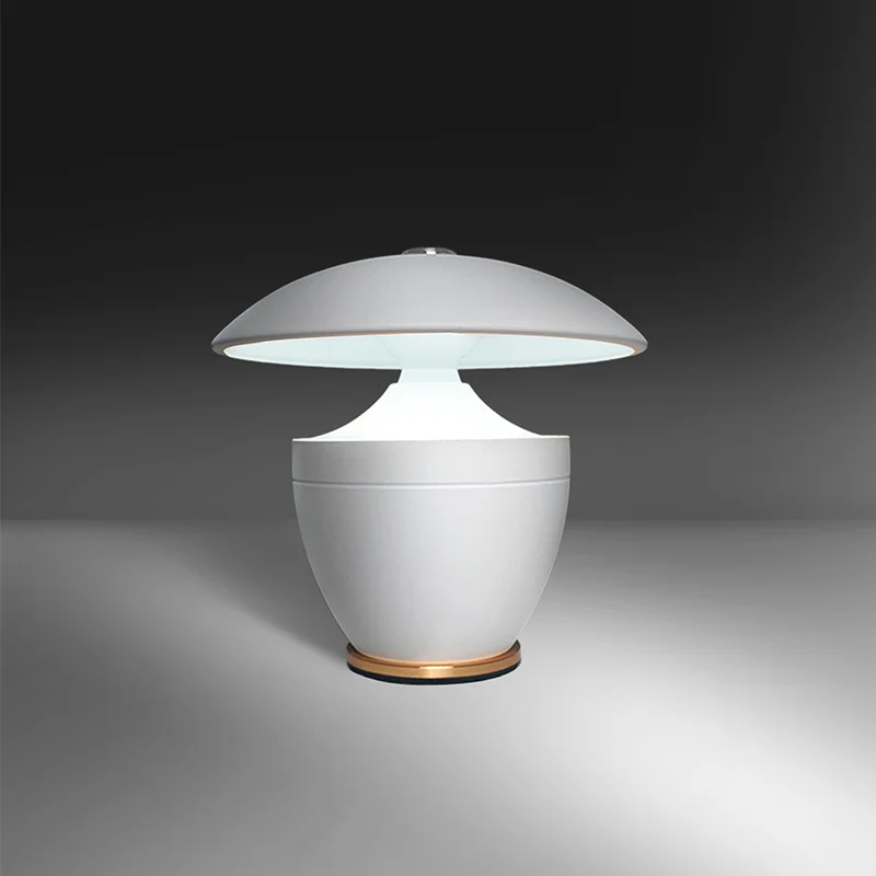 Nordic Battery Powered Dimmable LED Night Table Lamp Small Bedroom Home Decor - Image 2