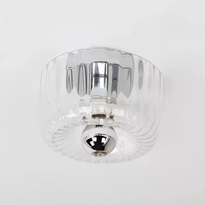 Nordic Bauhaus Glass Ceiling Light Retro LED Wall Lamp for Living Room Hallway - Image 4