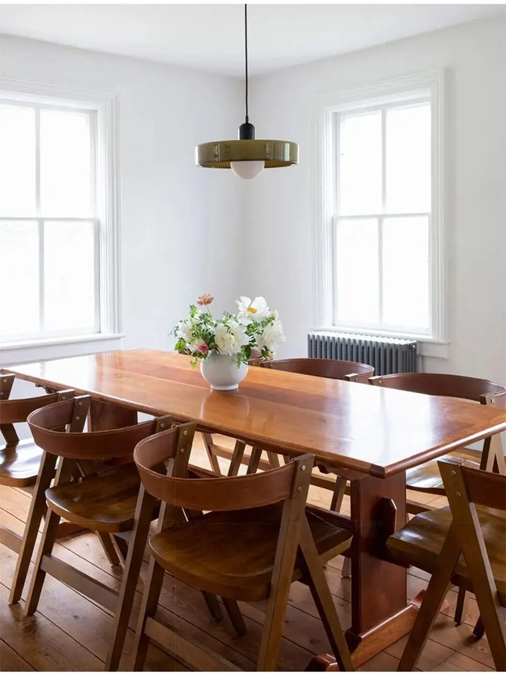 Nordic Bauhaus Glass Chandelier – Retro Dining Room Pendant Light for Living Room - Image 12