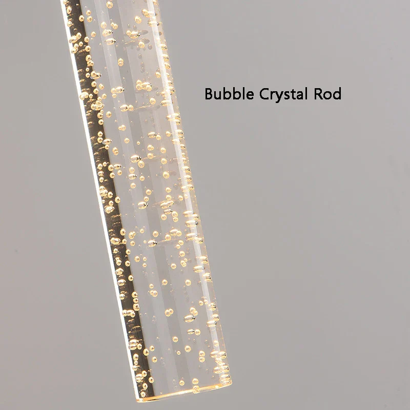 Nordic Crystal Rod LED Wall Lamp Bedroom Bedside Living Room AC85-265V Light - Image 5