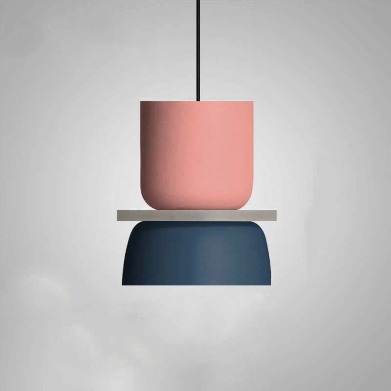 Nordic Dual-Tone Dome Pendant Light LED Zinc Alloy 1-Light Indoor - Image 14