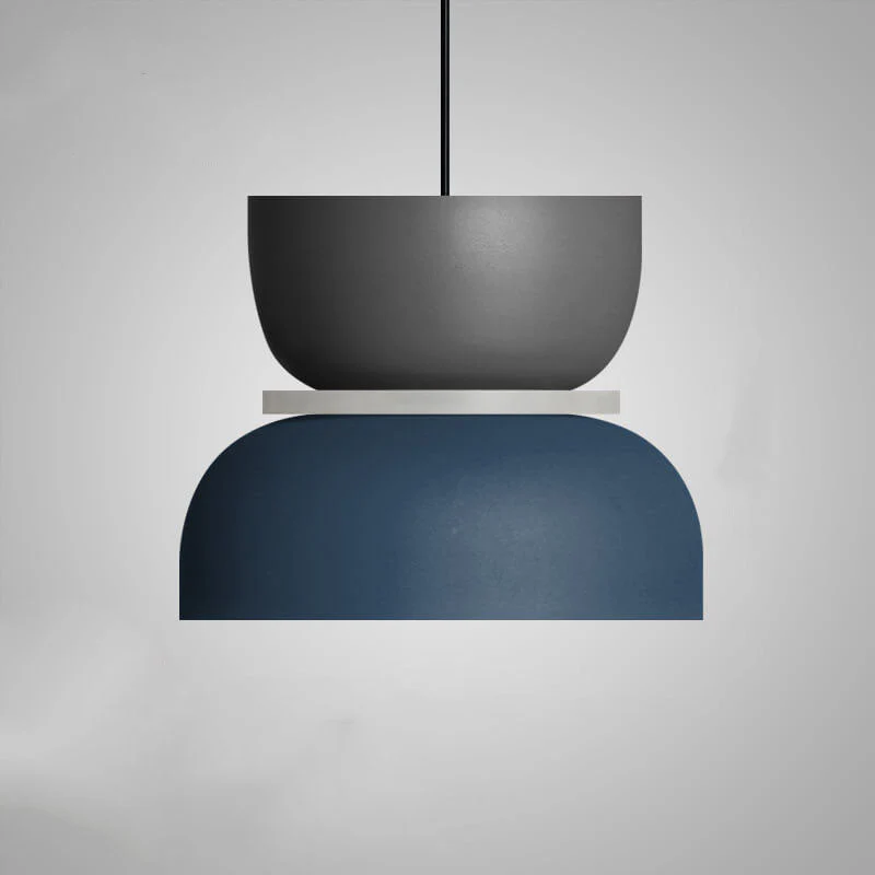 Nordic Dual-Tone Dome Pendant Light LED Zinc Alloy 1-Light Indoor - Image 15