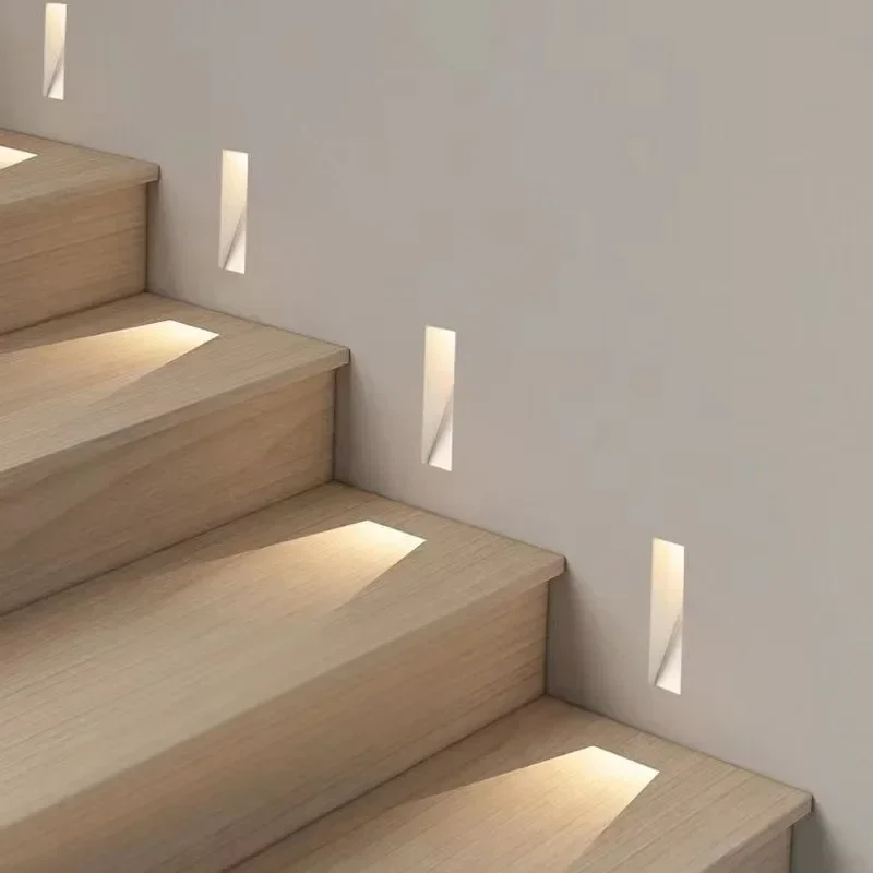 Nordic Frameless Stair LED Wall Light Stainless Steel Sensor Indoor - Image 6