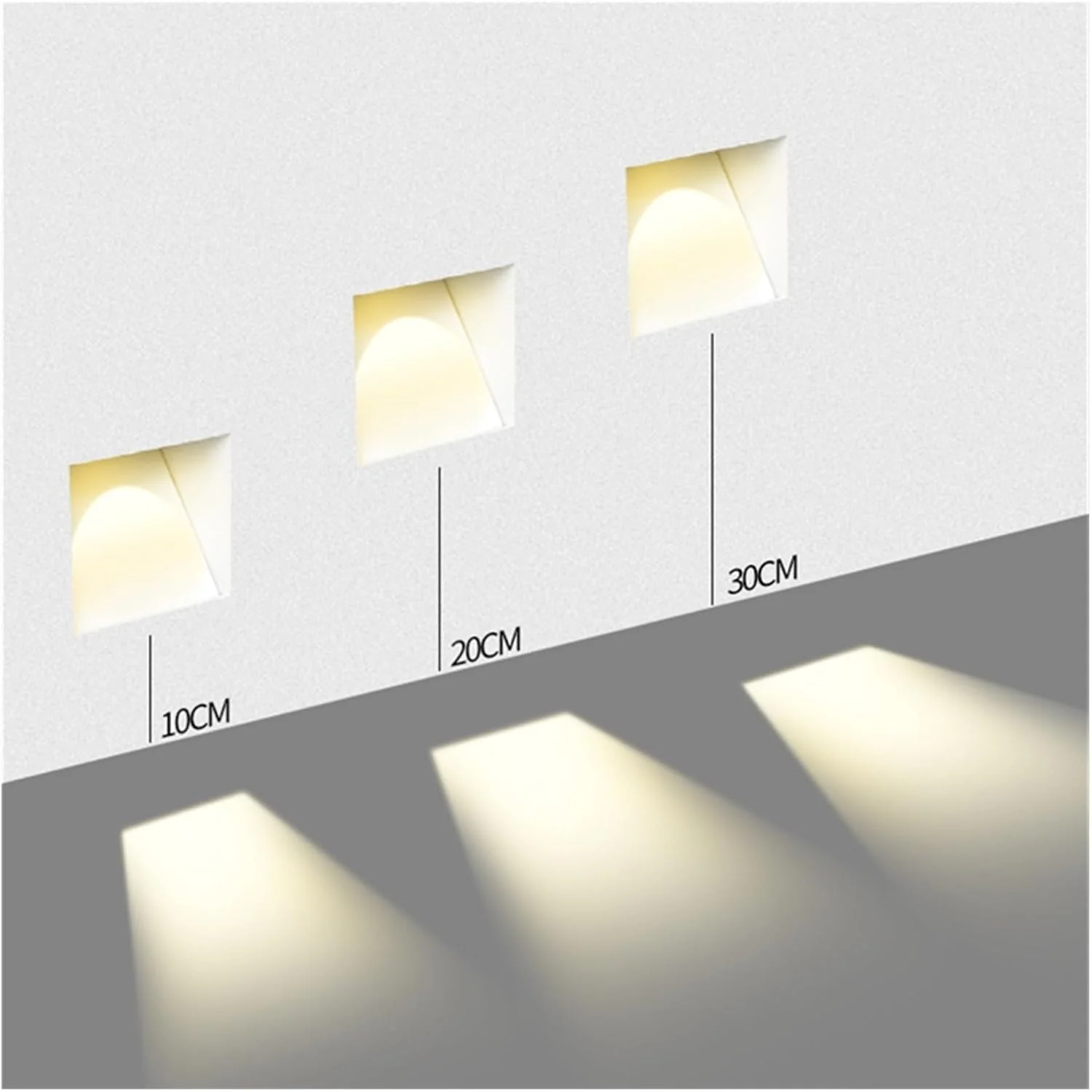 Nordic Frameless Stair LED Wall Light Stainless Steel Sensor Indoor - Image 7