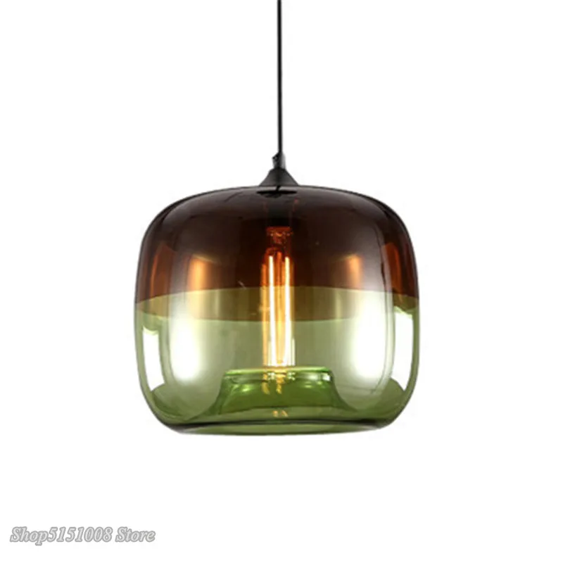 Nordic Glass Pendant Light – Modern LED Hanging Lamp for Kitchen & Living Room - Image 5