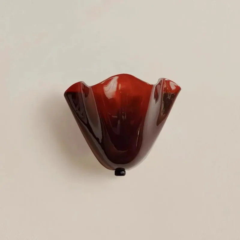 Nordic Glass Wall Lamp Minimalist Sconce for Hallway Stair Bedside Decor - Image 3