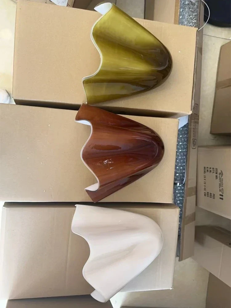 Nordic Glass Wall Lamp Minimalist Sconce for Hallway Stair Bedside Decor - Image 5