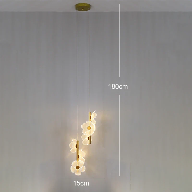 Nordic LED Pendant Light Ceiling Hanging Lamp Bedroom Bedside Kids Room Decor - Image 8