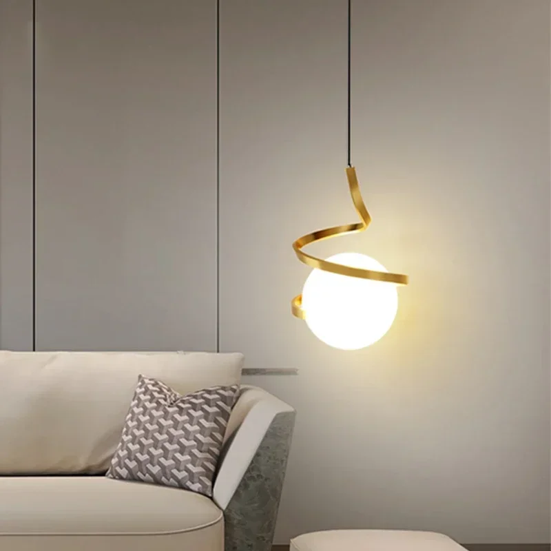 Nordic LED Pendant Light Hanging Lamp for Bedroom Living Room Dining Table Decor - Image 3