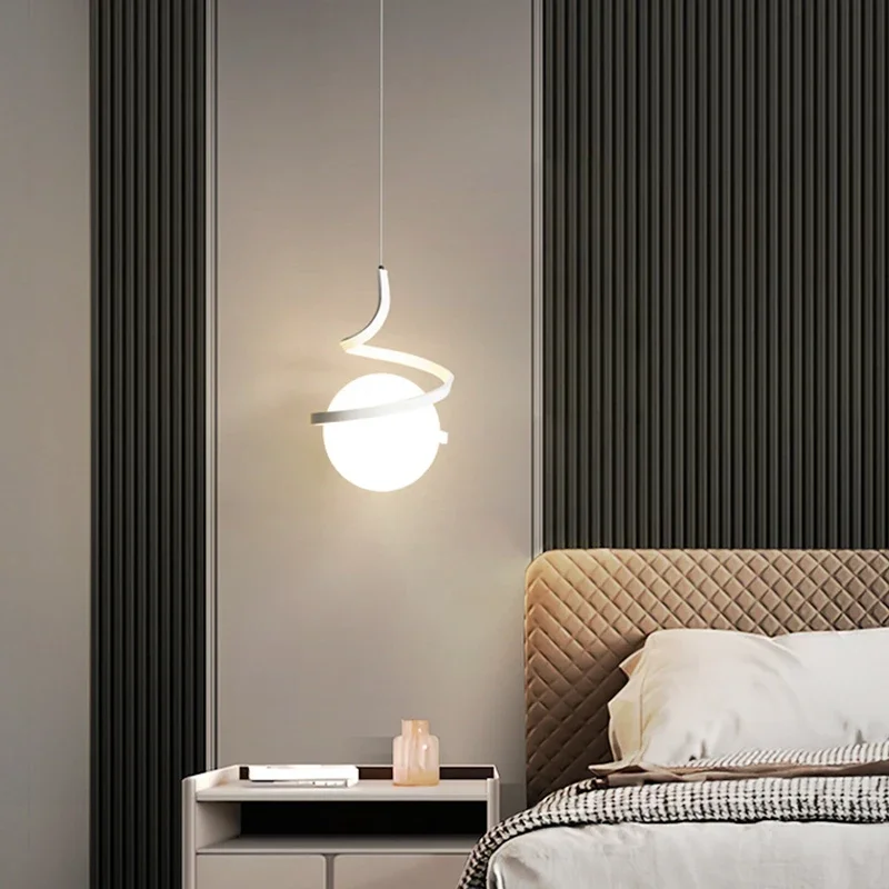 Nordic LED Pendant Light Hanging Lamp for Bedroom Living Room Dining Table Decor - Image 4