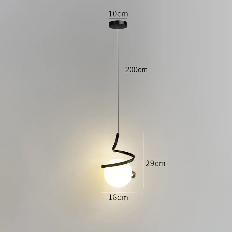 Nordic LED Pendant Light Hanging Lamp for Bedroom Living Room Dining Table Decor - Image 7