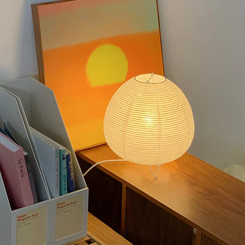 Nordic LED Table Lamp Wabi Sabi Bedside Desk Light for Bedroom Living Room - Image 3