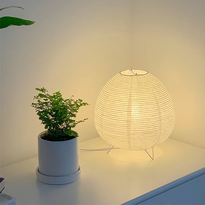 Nordic LED Table Lamp Wabi Sabi Bedside Desk Light for Bedroom Living Room - Image 4