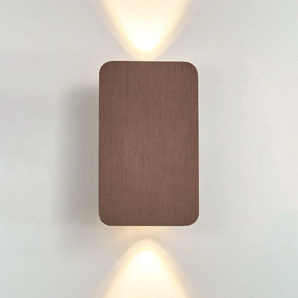 Nordic Minimalist Glass Rectangular LED Wall Sconce Light 2-light - Image 13