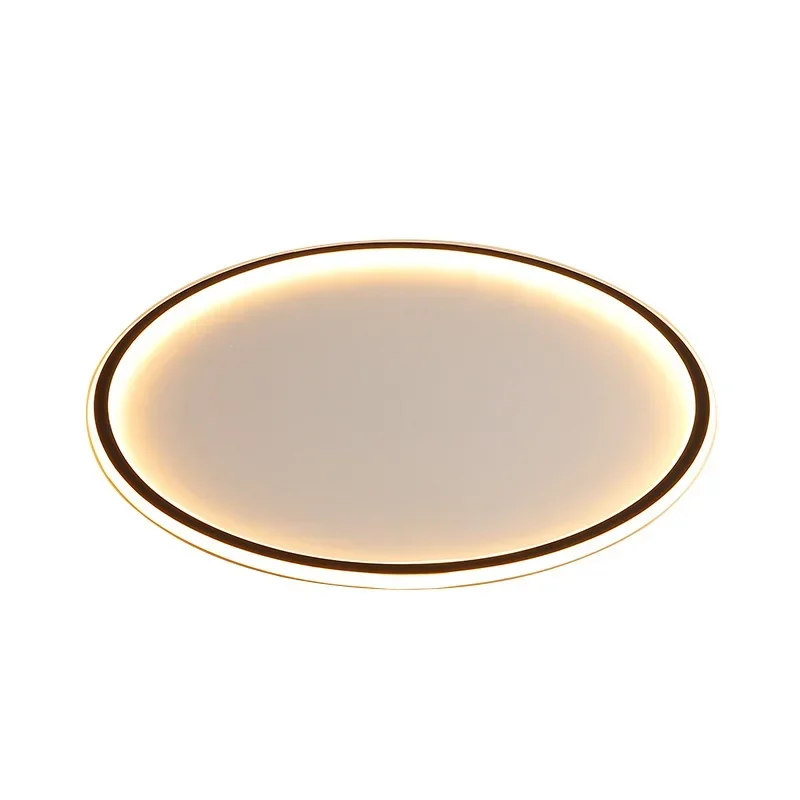Nordic Minimalist LED Ceiling Light Circular Remote Control Bedroom Living Room - Image 6