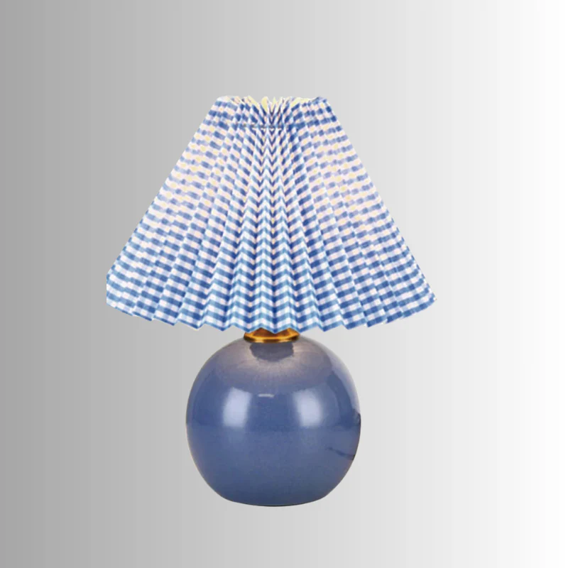 Nordic Pleated Table Lamp LED USB Foldable Bedside Desk Light Art Home Decor - Image 12