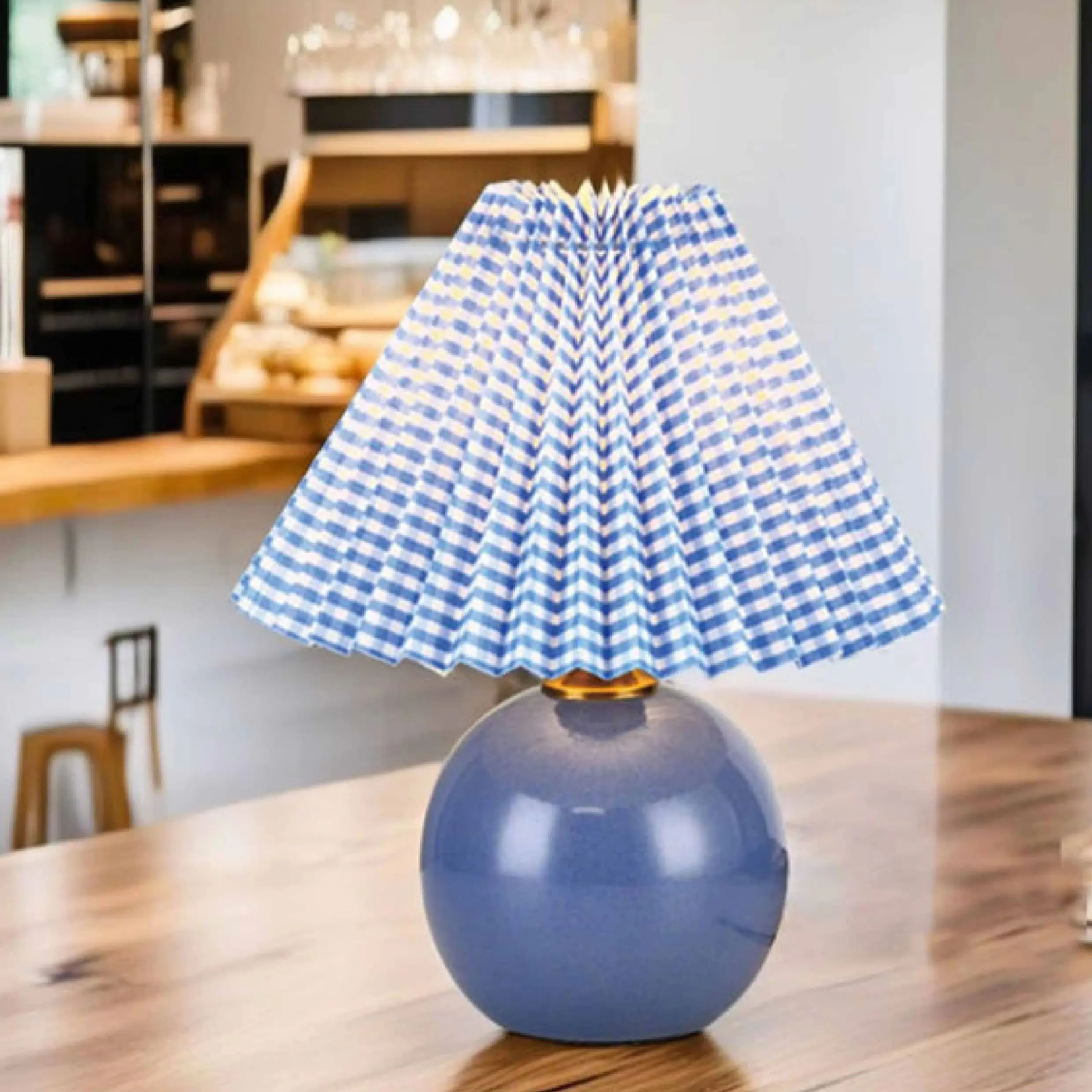 Nordic Pleated Table Lamp LED USB Foldable Bedside Desk Light Art Home Decor - Image 5